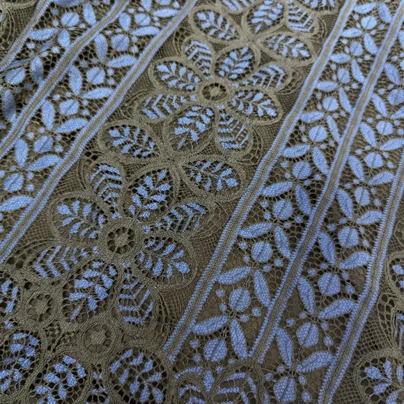 NWT Free People Lyla Royal blue & black lace mini dress.Medium for love & lemons - Picture 7 of 11